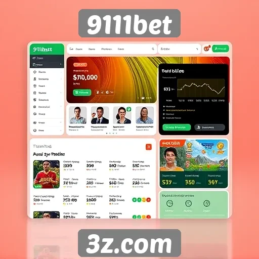 Interface e usabilidade do site 9111bet