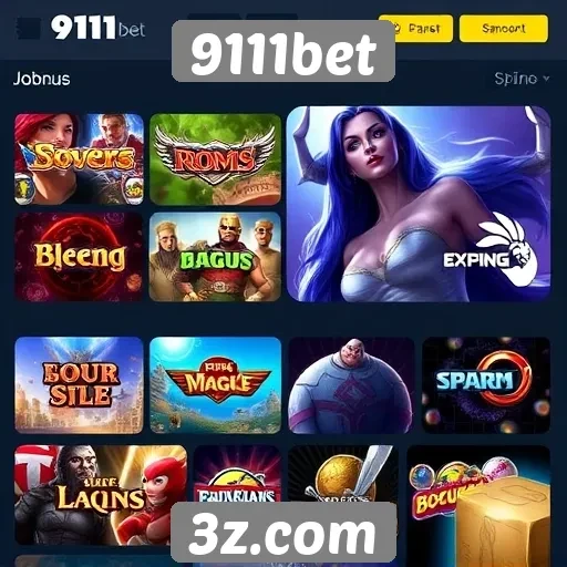 Os jogos mais populares disponíveis no 9111bet